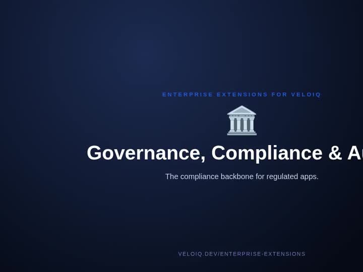 Enterprise Governance screenshot